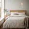 Catherine Lansfield Bettwäsche-Set für Einzelbett, gebürstetes Schaf, naturfarben