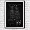 WallBuddy Rugby Poster New Zealand Rugby Union Patent Druck Rugby Print Rugby Geschenk Sport All Blacks WB031 (8 x 10, Kreidetafel-Schwarz)