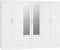 Seconique Nevada 6 Door 2 Drawer Wardrobe in White Gloss