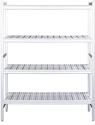 Saro Alu- Regalboden mit Kunstoffrosten 373x532mm