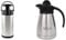 Pioneer Flasks SS50R Stainless Steel Airpot Hot Cold Water Tea Coffee Dispenser Conference Event Flask, Satin Finish, 5 L & Olympia Vacuum Jug Etched Milk 05L with Screw Top Flask Restaurant