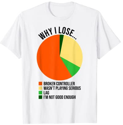 Warum ich Chart-Videospiel-Player-Videospiel-Controller verliere T-Shirt