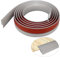 Carpet Edge Strip Self Adhesive Floor Transition Strips PVC Door Threshold Strips Carpet Door Strips Edging Strip for Carpet Threshold Transition Height below 5mm (6m, Grey Wood Grain)