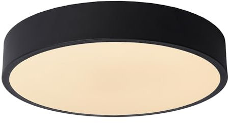 LUCIDE UNAR - Deckenleuchte - Ø 30 cm - LED 3 StepDim - 1x18W 2700K - Schwarz