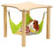 Alphatool Meerschweinchen-Hängematte mit robustem Holzständer, doppelseitiges Hängemattenbett für Chinchilla, Ratten, Hamster, Hasen, Frettchen, Schlafen, Verstecken