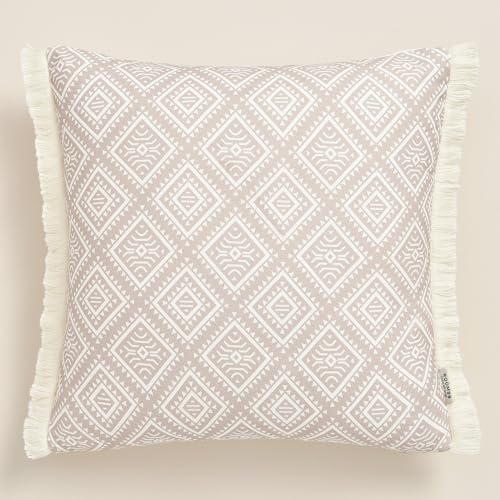 room99 Coco 40 x 40 cm Zierkissenbezüg Kissenbezüg Kissenhüll Dekorative Dekokissen Wurfkissenbezug Deko Aesthetic Modern Schlafzimmer Wohnzimmer Boho Baumwolle mit Fransen, 1 Stück
