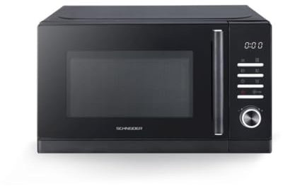 SCHNEIDER SCMW2125SDB, Micro ondes solo 25L, Contrôle électronique, Plateau tournant (28.8cm), 900W, 8 programmes auto
