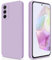 GiiYoon Cover per Samsung Galaxy A35 5G Custodia in Silicone, Custodia Antiurto Case Sottile in Silicone TPU con Strato Interno in Fibra e Protezione della Fotocamera, Viola