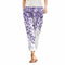 Retourenkauf-70-99-Günstiger Jeans Shorts Damen Leder Leggings Damen Fahrrad Hose Herr Elastische Taille Baumwoll Leinen 3/4 Hose Mit Taschen Yogahose (Purple, S)