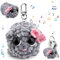 Pipihome Sad Hamster, Hamster Kuscheltier Mit Violine Sound, Sprechender Hamster Meme, Hamsti Schlüsselanhänger, Handgestrickte Lustige Mutmacher Geschenk Für Freunde Partner