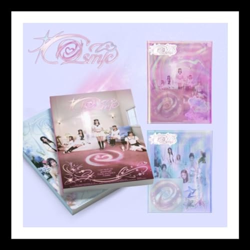 K-POP Kosmisches Album aus rotem Samt (Fotobuch - Hotel/Mitternacht + Geschenk)
