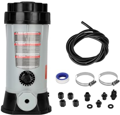 Clorador automático profesional CL220 para piscina, estanques, jardín, repuesto para alimentador automático de clorador Hayward CL220, capacidad de 9 libras y material ABS, fácil instalación