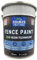 SIRAMICO COATINGS Fence Paint | 5 Litres | Waterbased ECO Resin Technology | 6 Luxury Colours | Smooth Matt Finish for outdoor wood protection | 10 Year Colour Guarantee (Black)