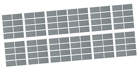 HOMSFOU 2 Sätze Rechteckige Selbstklebende Rubbelkarten Aufkleber Diy Scratch Off Sticker Für Geburtstagskarten Spielpreise Und Überraschungen Kreative Bastelprojekte 100 Stück * 2