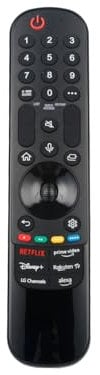 azurano Fernbedienung für LG AN-MR24GA, MR24GA, AKB76045003, Magic Voice Mouse Remote, OLED NanoCell QNED
