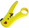 LogiLink Professional WZ0032 - Pelacables profesional para cables de red con cortador de cables de red y datos, color amarillo