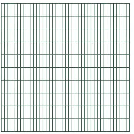 GAH-Alberts 200 cm Doppelstabmatte 2 m Drahtstärke 6-5-6 in grün
