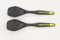 TUPPERWARE Griffbereit Servierlöffel schwarz-gelb (2) TOP-Servierlöffel Servier