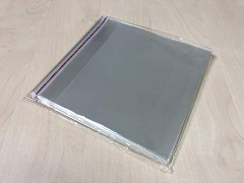 100 Bustine per Custodie CD Standard 10.4 mm con Aletta di Chiusura Adesiva Riutilizzabile Protezione Antistatica e Superficie Luminosa di Mádori Soluciones Cellophane Jewel Buste Custodia