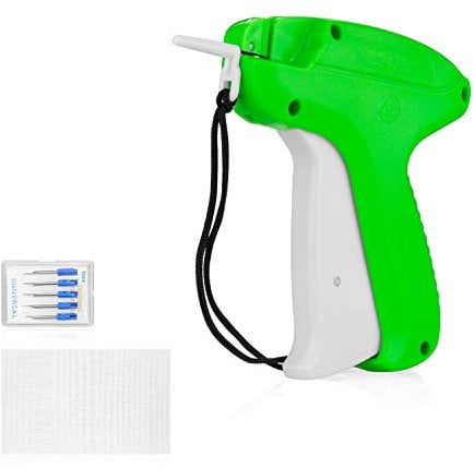 STARVAST Etikettierpistol Heftpistole Etikettiermaschine, Etikettiergerät Kleidung, Heftpistole Faltensteckpistole mit 5 Ersatznadeln 1200 Heftfäden für Kleidung preisschilder Marke Tags Schild