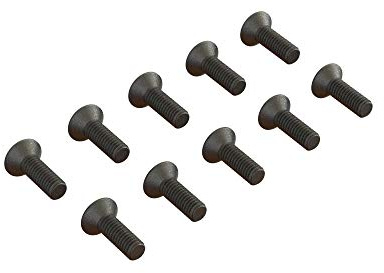 ARRMA Flat Head Hex Machine Screw M2.5x8mm (10)