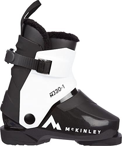 McKINLEY Jungen Unisex Kinder Mj30 Skischuhe, Black/White, 18 EU