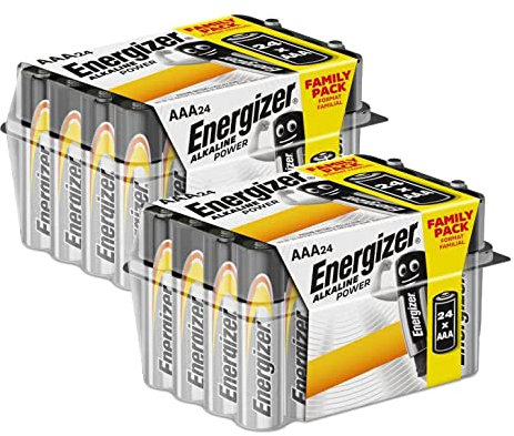 Cell 48 x Energizer AAA Alkaline Batteries, 1.5v Mercury-Free & Leak Resistant for Long Lasting Power Performance