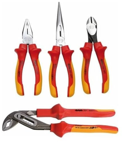 SAM OUTILLAGE Jeu de 4 Pinces isolees 1000v SAM-201J4TI