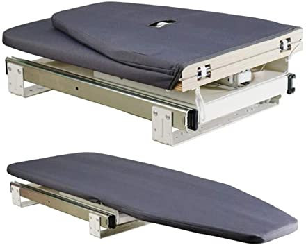Table à repasser Planche à Repasser Pliable pour Meuble, Table de Repassage avec Housse, Table à Repasser rétractable à Repasser rétractable Placard à Retirer dans l'armoire Facile à Installer Compact