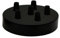 LEDSone Deckenrosette aus Metall zur Deckenaufhängung, Halterung, komplettes Montageset mit Seitenbeschlägen, antiker Deckenbaldachin (BLACK)