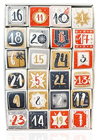 TwoSocks Socken Adventskalender Adventskalender 2022 Socken Weihnachtskalender 24 x lustige Socken Frauen & Männer (Adventskalender 24 Sockenpaare)