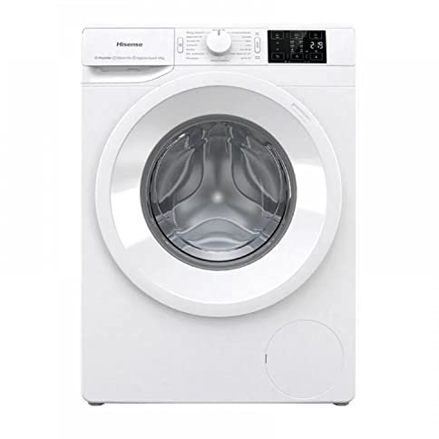 Hisense Lavatrice 10 Kg Bianco Efficiente Vapore Attivo 1400 giri Carica Frontale