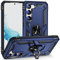 Fetrim Funda para Galaxy S23 5G, Carcasa Shock Absorción de con Anillo de rotación Soporte para Samsung Galaxy S23 5G Azul Marino