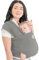 KeaBabies Babytrage Ab Geburt - Atmungsaktive Babytragetücher, Babytrage Neugeborene Ab Geburt, Babytuch Tragetuch Baby Neugeborene, Kleinkind Handfreie Babytrage, Babywickel Träger (Graphite)