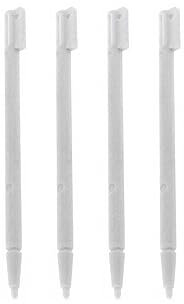 Lot de 4 stylets de rechange pour écran tactile DS (1ère génération NDS) Blanc