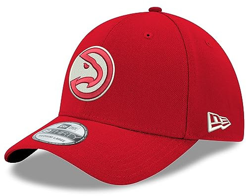 New Era NBA Team Classic 39Thirty Stretch Flex Fit Hat Cap, Atlanta Hawks, M-L