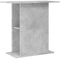 vidaXL Aquariumständer, Aquarium Unterschrank mit viel Stauraum, Aquarium Tisch mit Stabiler Oberplatte, Aquariumschrank Aquarium Halter, Betongrau Holzwerkstoff