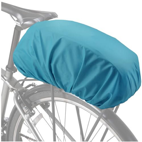VAOLOAV 5L to 20L Regenschutz für Fahrradkorb Regenschutz Fahrradkorb Regenschutz Abdeckung Überzug für Fahrradkorb Wasserabweisend Farradtasche Bikebasket Regenhaube Blauer See