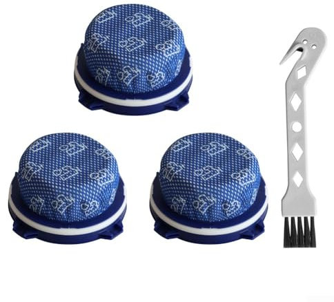 Confezione da 3 filtri di ricambio con spazzola di pulizia per Samsung Jet, filtro lavabile per aspirapolvere per Samsung Jet 90/75/70/60 VS9000RL