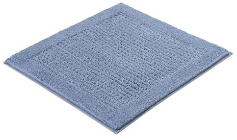 Kleine Wolke Badteppich Net, 60x60 cm, Stahlblau