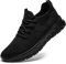 Zapatillas Negras Hombre Bambas Sneakers 43 de Deporte Deportivas Tenis Trekking Camarero Gimnasio Running Calzado Correr Zapatos cómodos