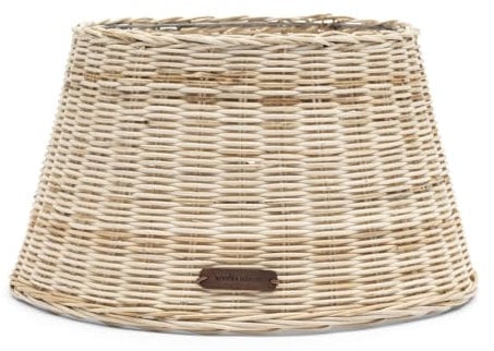 Riviera Maison Lampenschirm groß Rattan für Stehlampe oder Tischlampe 40 cm handgeflochtener Lampenschirm Weidengeflecht ländlich - Rustic Rattan Naxos Lampshade - (ØxH) 40x22.5