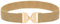 LIMHOO Ceinture élastique en Paille pour Femmes Ceinture Tressée Boho Ceinture Large et Extensible (P19496 Kaki Petit)