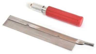 Flache Säge mit Griff: Klinge 140 x 32