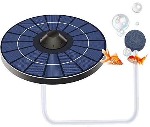 Pompe d'aérateur de bassin solaire Aérateur de bassin flottant solaire extérieur Oxygénateur de réservoir de poissons Pompe à air de bassin pour l'approvisionnement en bassin Oxygénateur flottant sola