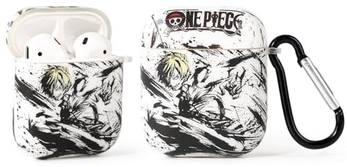 LEWOTE Kompatibel mit Apple Airpods (2nd/1st Generation) Schützende Lustige Nette Cartoon Case Abdeckung mit Schlüsselanhänger (Shan Ye)