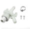 YSD 385311641 Wasserventil-Set für Dometic Toiletten Serie 300, 301, 310, 311, 320, 321, auslaufsicher, inklusive Schlauchschelle und Befestigungselementen Erhöhte Frostbeständigkeit