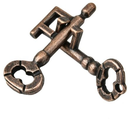 IQ Teaser Unlock Toy Adult Puzzle Lock Buckle - Keys Lock for Stress Relief