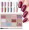 MKNZOME Solid Gel Nail Polish Set, 12 Colors Cream Gel Polish Palette with Brush, White Red Blue Purple Glitter Gel Polish Set Nail Art Painting Manicure Kit for Design Salon For Women Gift