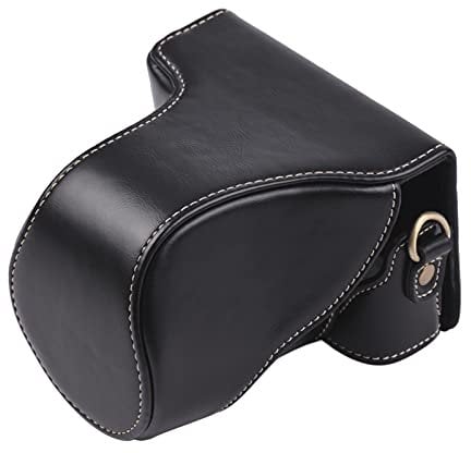 Vintage PU Leather Camera Case Protective Camera Bag with Strap Replacement for Canon EOS M100